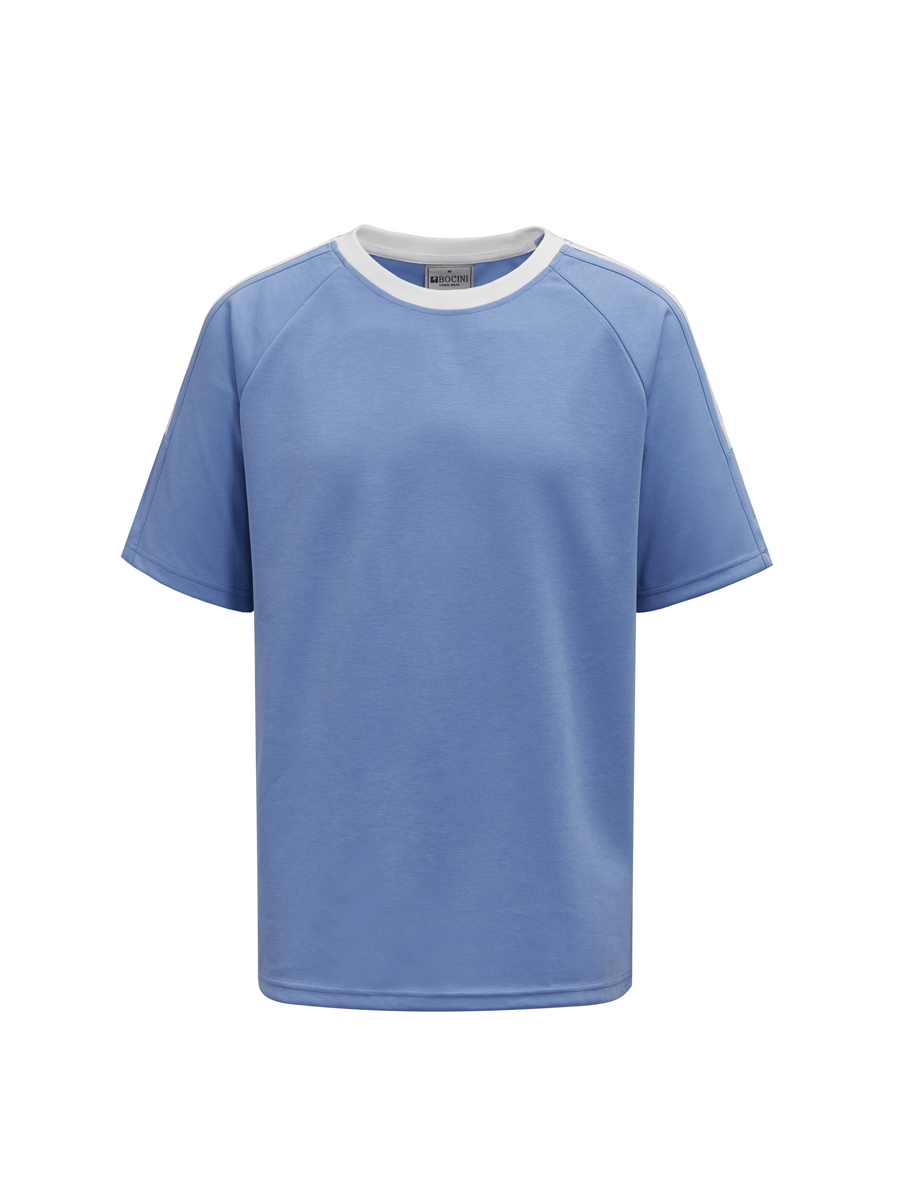 Twin Stripe Raglan Tee